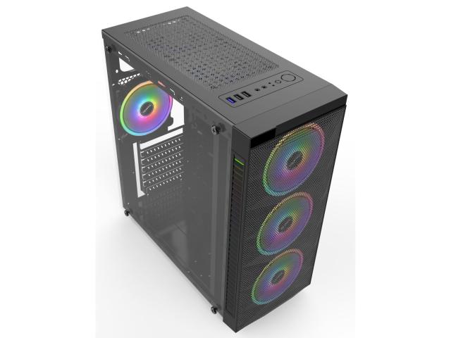 Carcasa Inaza Stealth Tempered Glass, Fara Sursa