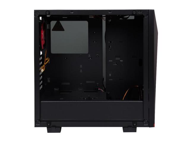 Carcasa Inaza Vengeance Black-Red, Fara sursa