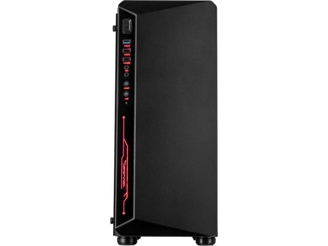 Carcasa Inter-Tech C-III Saphir Black, fara sursa