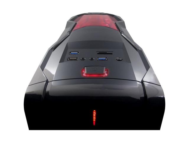 Carcasa Inter-Tech K1 Black Case, Fara sursa