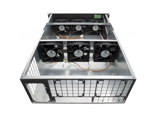 Carcasa Mining Inter-Tech K456F-3G, fara sursa