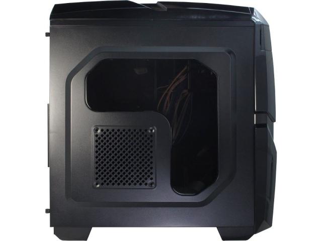 Carcasa Inter-Tech Q2 Illuminator Blue, Fara sursa