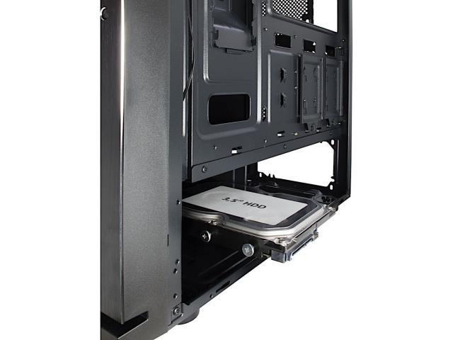 Carcasa Inter-Tech W-III RGB, Fara sursa