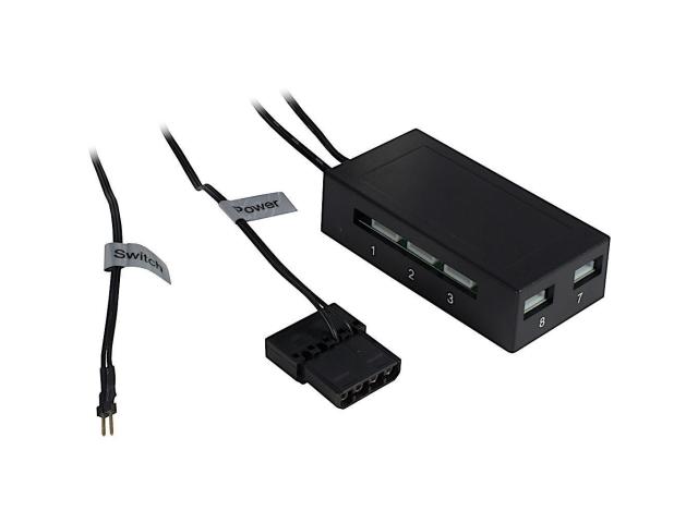 Carcasa Inter-Tech W-III RGB, Fara sursa