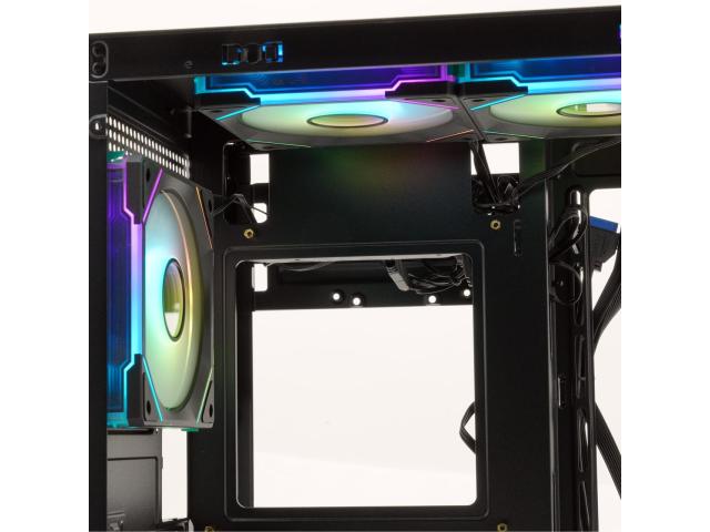 Carcasa panoramica Inaza Cube neagra