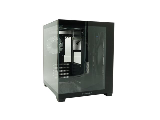 Carcasa panoramica Inaza Cube neagra