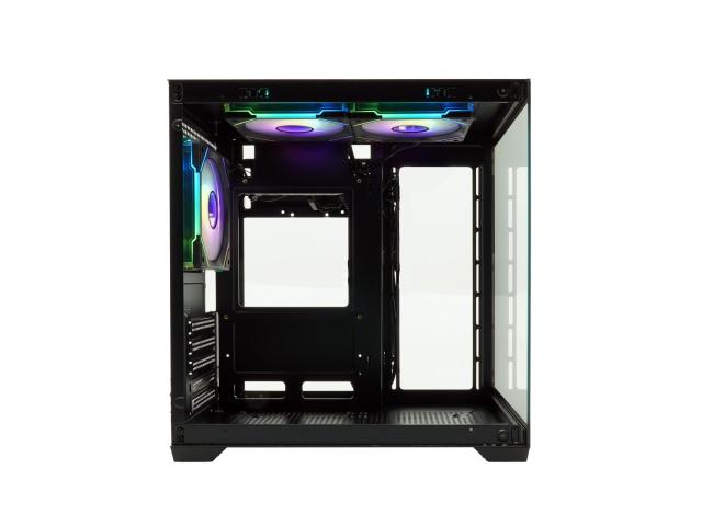 Carcasa panoramica Inaza Cube neagra