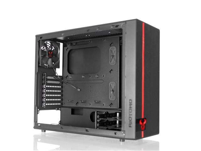 Carcasa Riotoro CR488 Black, fara sursa