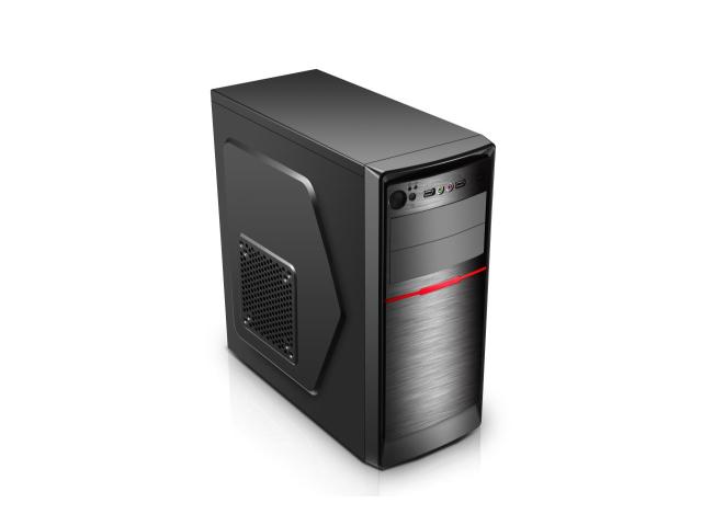Carcasa Segotep AND Black/Red, 500W