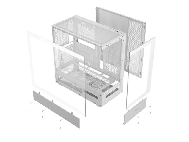 Carcasa Segotep Endura Pro+ White, Fara sursa