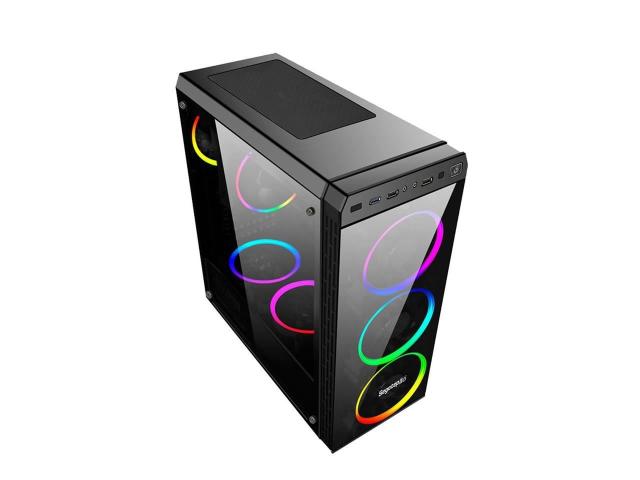 Carcasa Segotep Hyperion-T Black, fara sursa