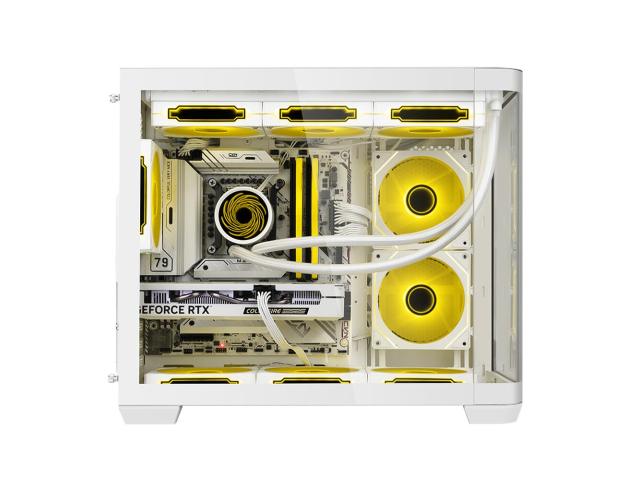Carcasa Segotep Lumi 3S White, Fara sursa