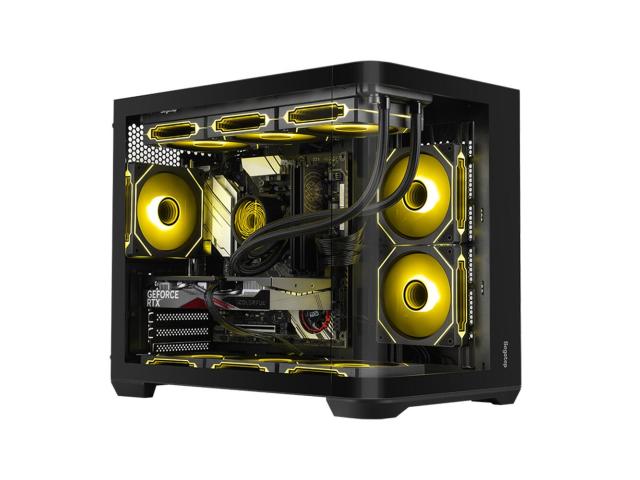 Carcasa Segotep Lumi 3S Black, Fara sursa