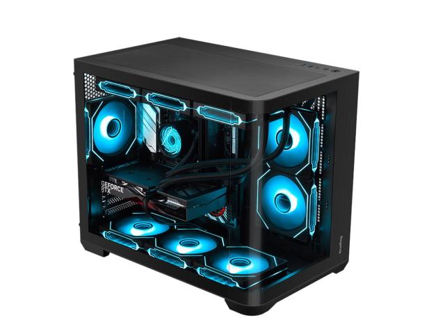 Carcasa Segotep Lumi 3S Black, Fara sursa