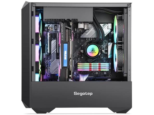 Carcasa Segotep Phoenix G5 Black, fara sursa