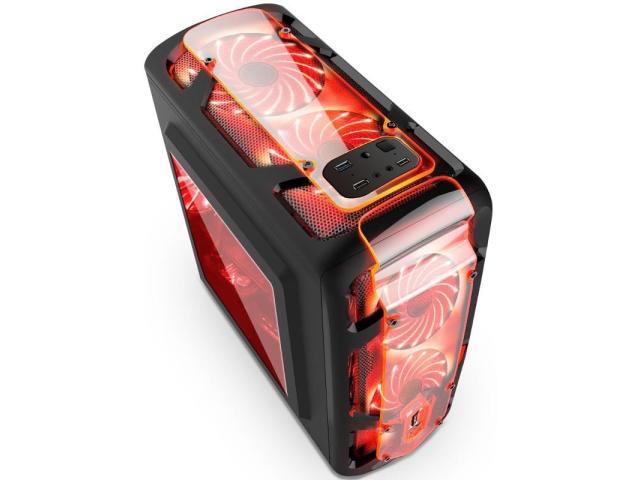 Carcasa Segotep Polar Light Black, fara sursa