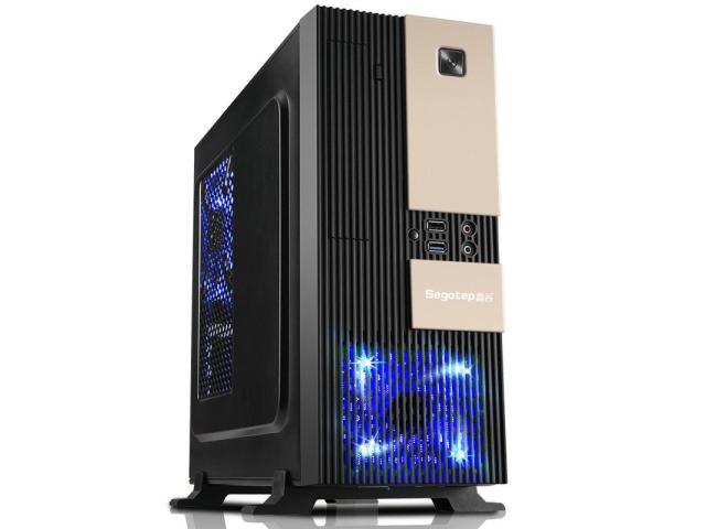 Carcasa Segotep Raynor Tower Mini Gold, fara sursa