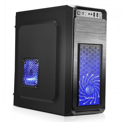 Carcasa Segotep S1-BK-500, 500W, Black