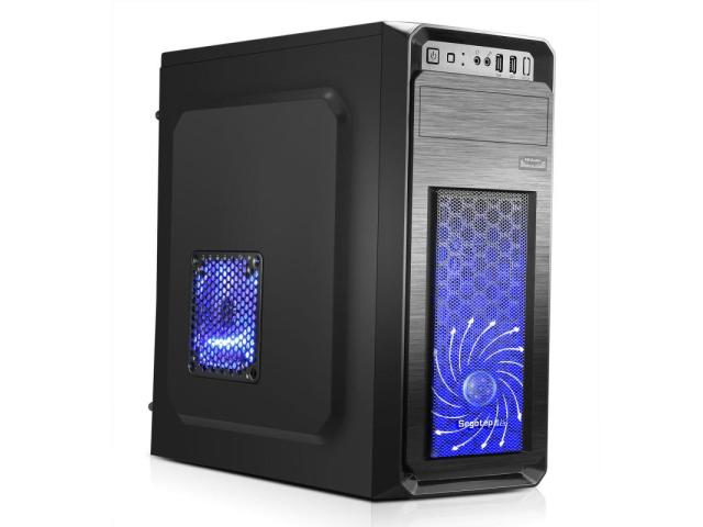 Carcasa Segotep S1-BK-500, fara sursa, Black