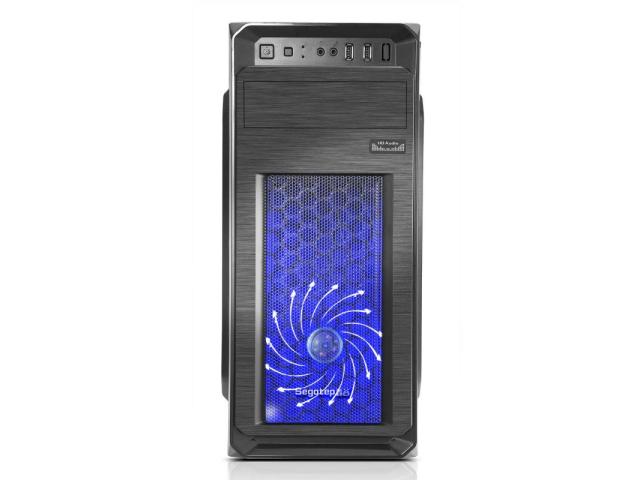 Carcasa Segotep S1-BK-500, fara sursa, Black