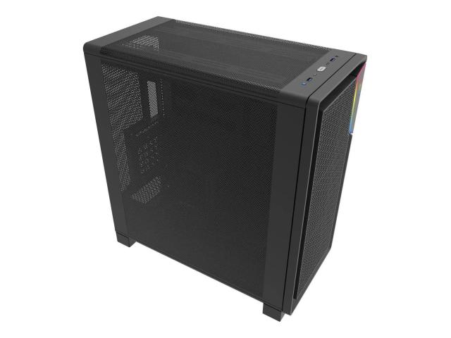 Carcasa Super Flower Zillion Direct D202 ARGB Black, Fara sursa