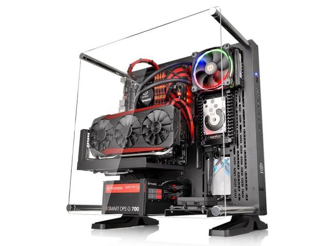 Carcasa Thermaltake Core P3 Tempered Glass, Fara sursa