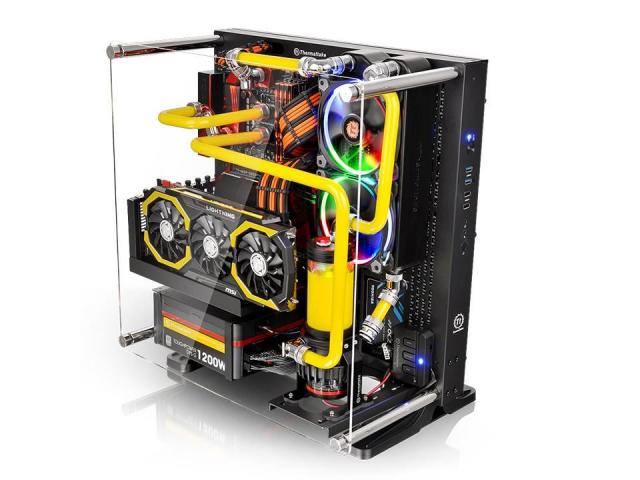Carcasa Thermaltake Core P3 Tempered Glass, Fara sursa