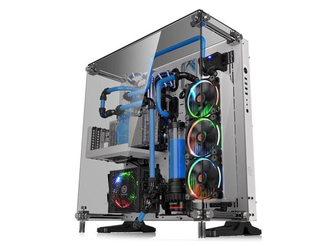 Carcasa Thermaltake Core P5 Tempered Glass Snow Edition, Fara sursa