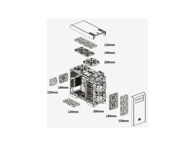 Carcasa Thermaltake Core V71, fara sursa