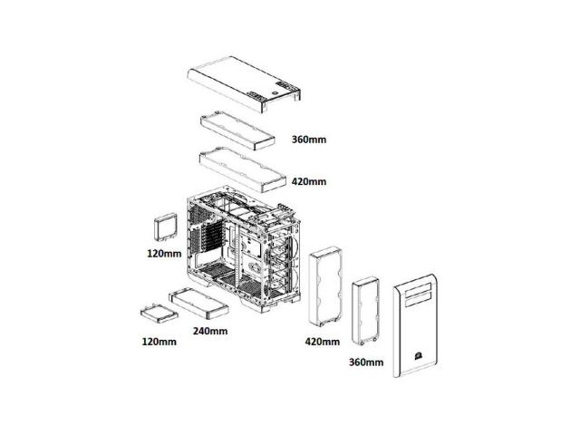 Carcasa Thermaltake Core V71, fara sursa