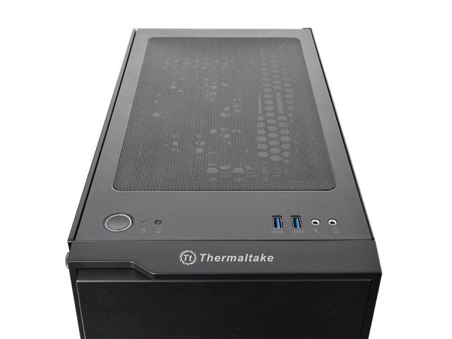 Carcasa Thermaltake H100 Tempered Glass, Fara Sursa