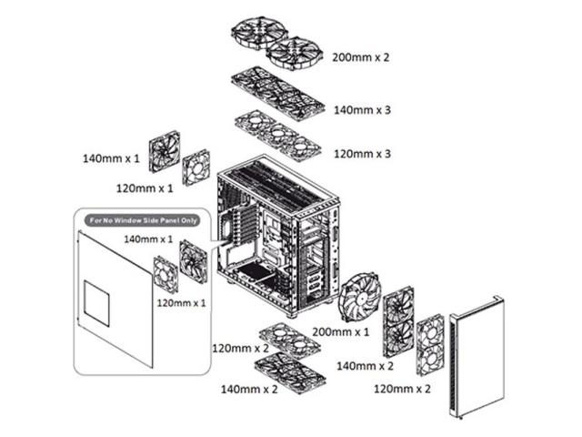 Carcasa Thermaltake Suppressor F31 Window, fara sursa