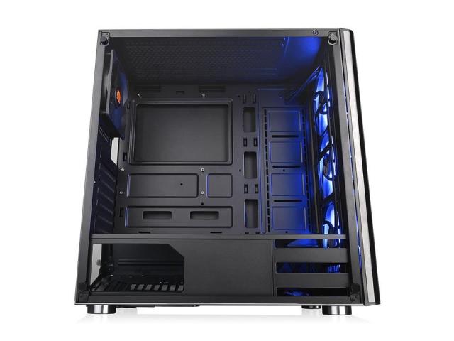 Carcasa Thermaltake V200 Tempered Glass RGB, Fara sursa
