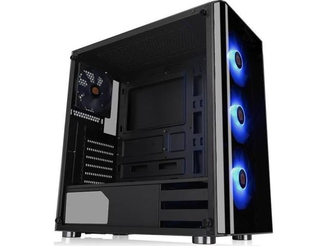 Carcasa Thermaltake V200 Tempered Glass RGB, Fara sursa
