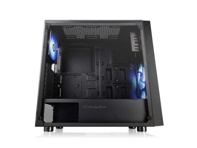 Carcasa Thermaltake Versa J22 Tempered Glass RGB, Fara sursa