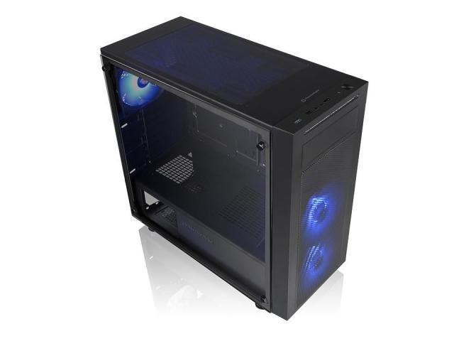 Carcasa Thermaltake Versa J22 Tempered Glass RGB, Fara sursa