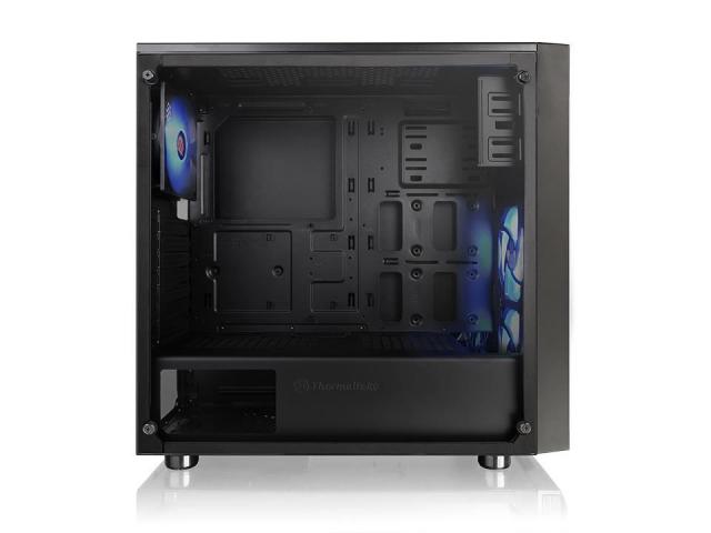 Carcasa Thermaltake Versa J22 Tempered Glass RGB, Fara sursa