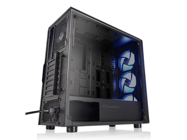 Carcasa Thermaltake Versa J23 Tempered Glass RGB, Fara sursa
