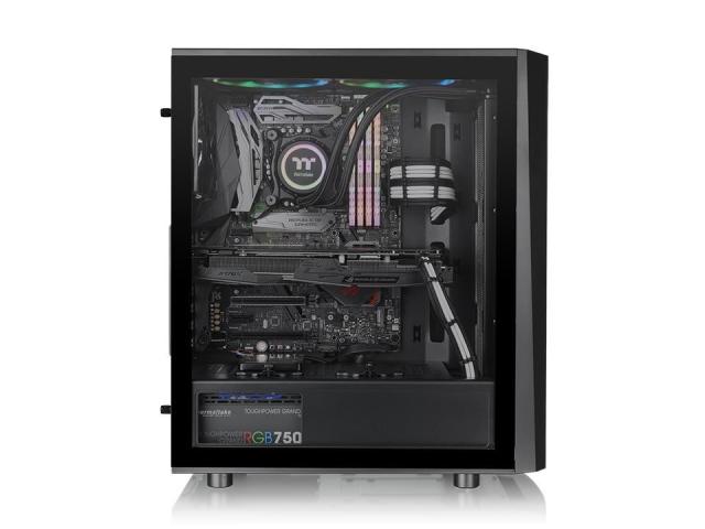 Carcasa Thermaltake Versa J24 Tempered Glass RGB, Fara sursa