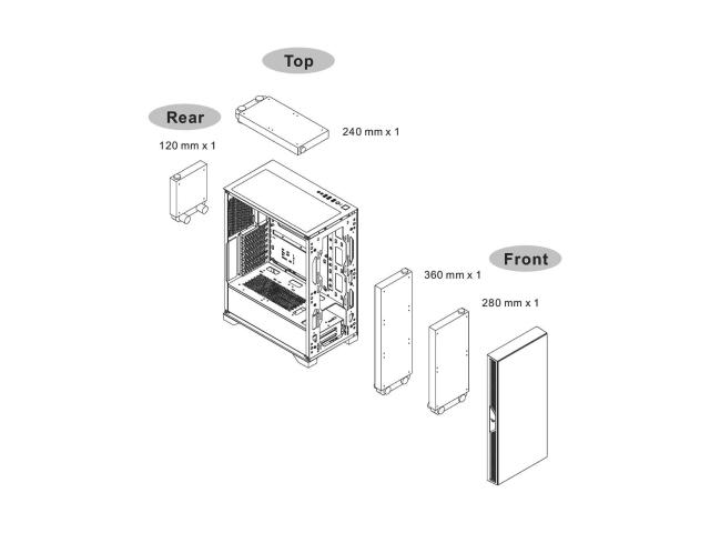 Carcasa Thermaltake Versa T25, Fara sursa