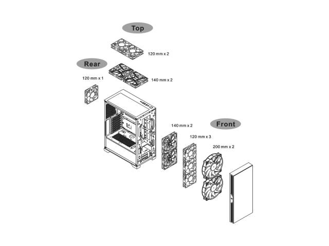 Carcasa Thermaltake Versa T25, Fara sursa