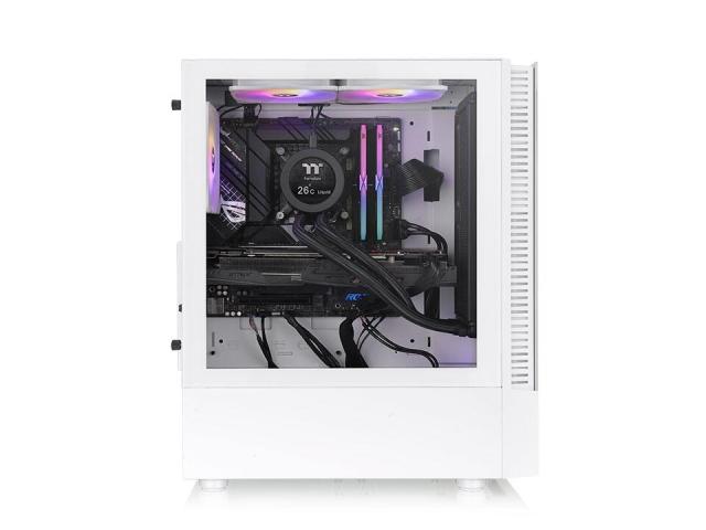 Carcasa Thermaltake View 200 TG ARGB Snow, Fara sursa