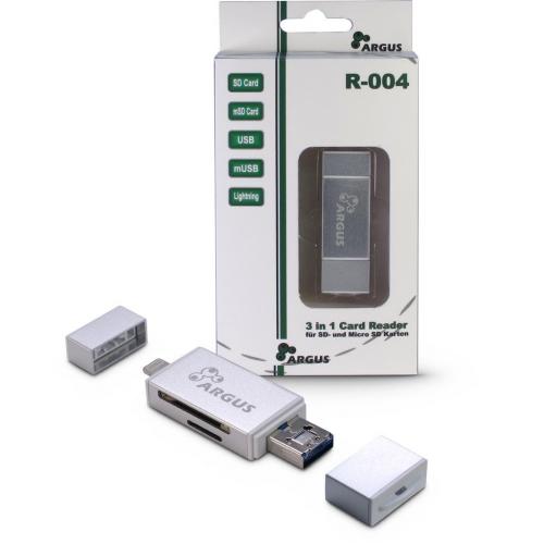 Card Reader Inter-Tech Argus R-004, USB 2.0