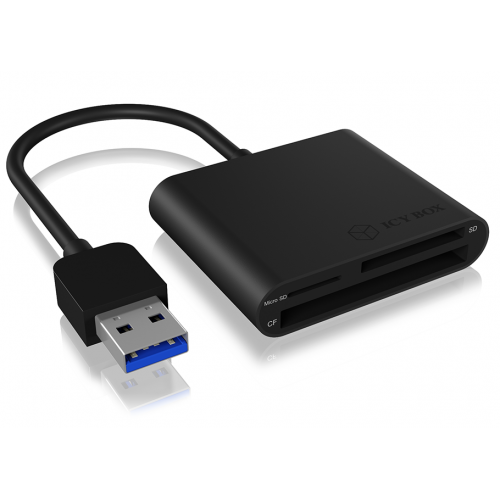 Card Reader Raidsonic IcyBox, USB 3.0, Black