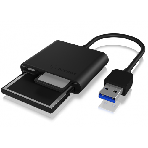 Card Reader Raidsonic IcyBox, USB 3.0, Black