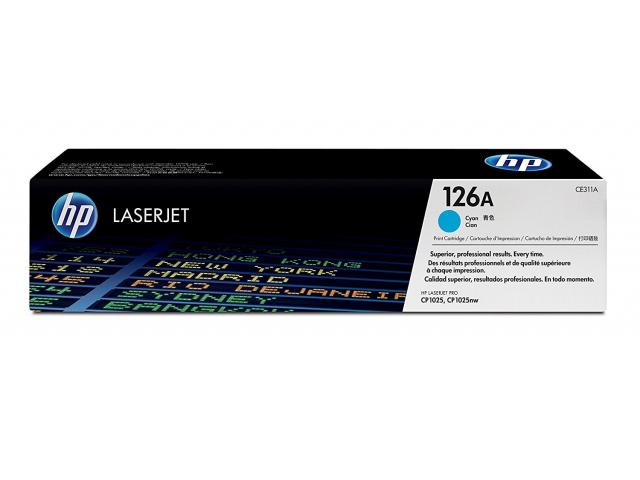 Cartus Toner HP 126A CE311A Cyan 