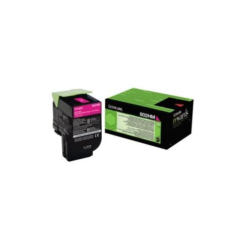 LEXMARK 80C2HME TONER 802HME CORP MAG 3K