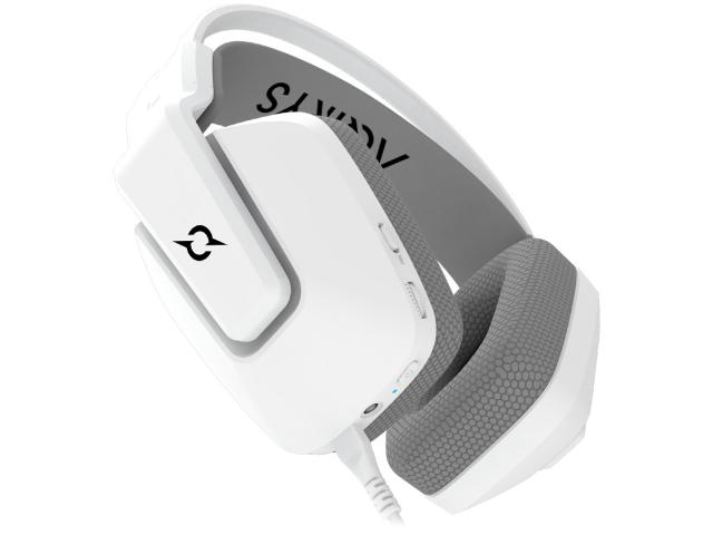 Casti cu microfon Aqirys Alya, 3.5 mm jack / USB, White