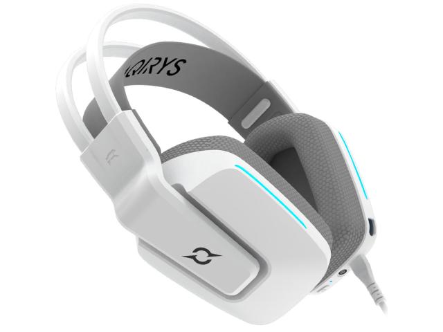 Casti cu microfon Aqirys Alya, 3.5 mm jack / USB, White