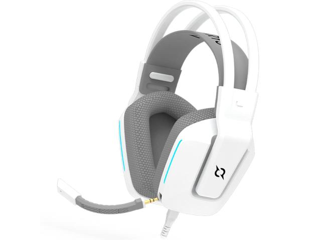 Casti cu microfon Aqirys Alya, 3.5 mm jack / USB, White